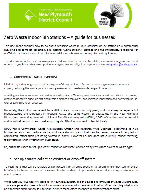 Zero Waste indoor bin guide first page.JPG