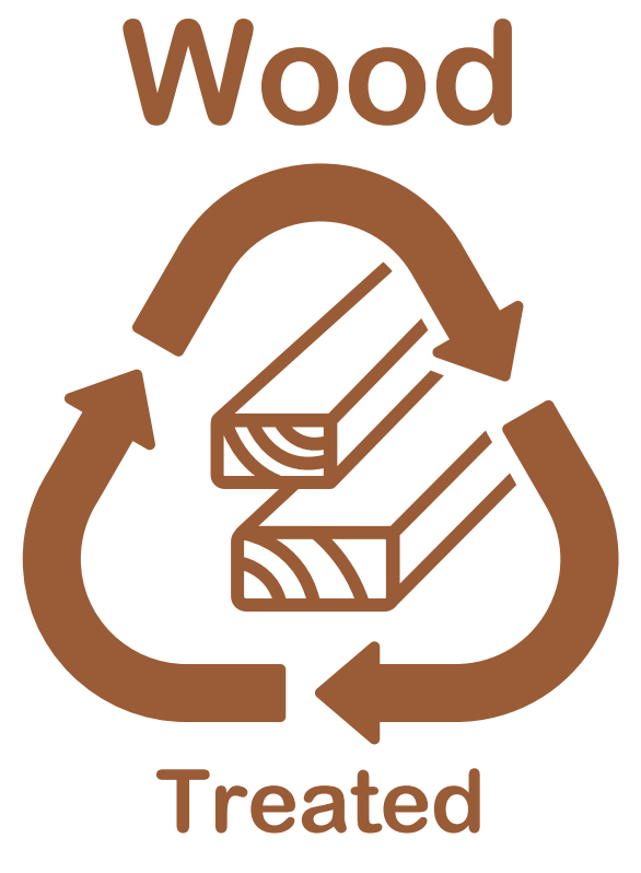 Wood Treated Sign Snip